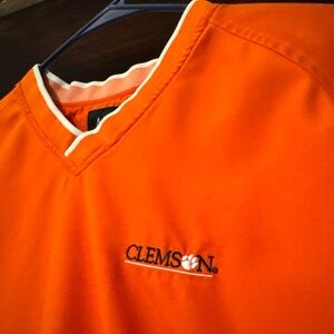 ASHWORTH GOLF MENS LARGE CLEMSON TIGERS EUC
